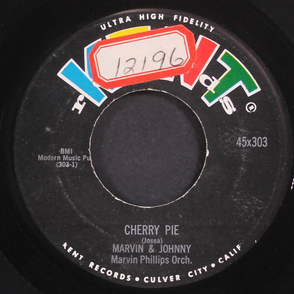 cherry pie / ain't that right by MARVIN & JOHNNY