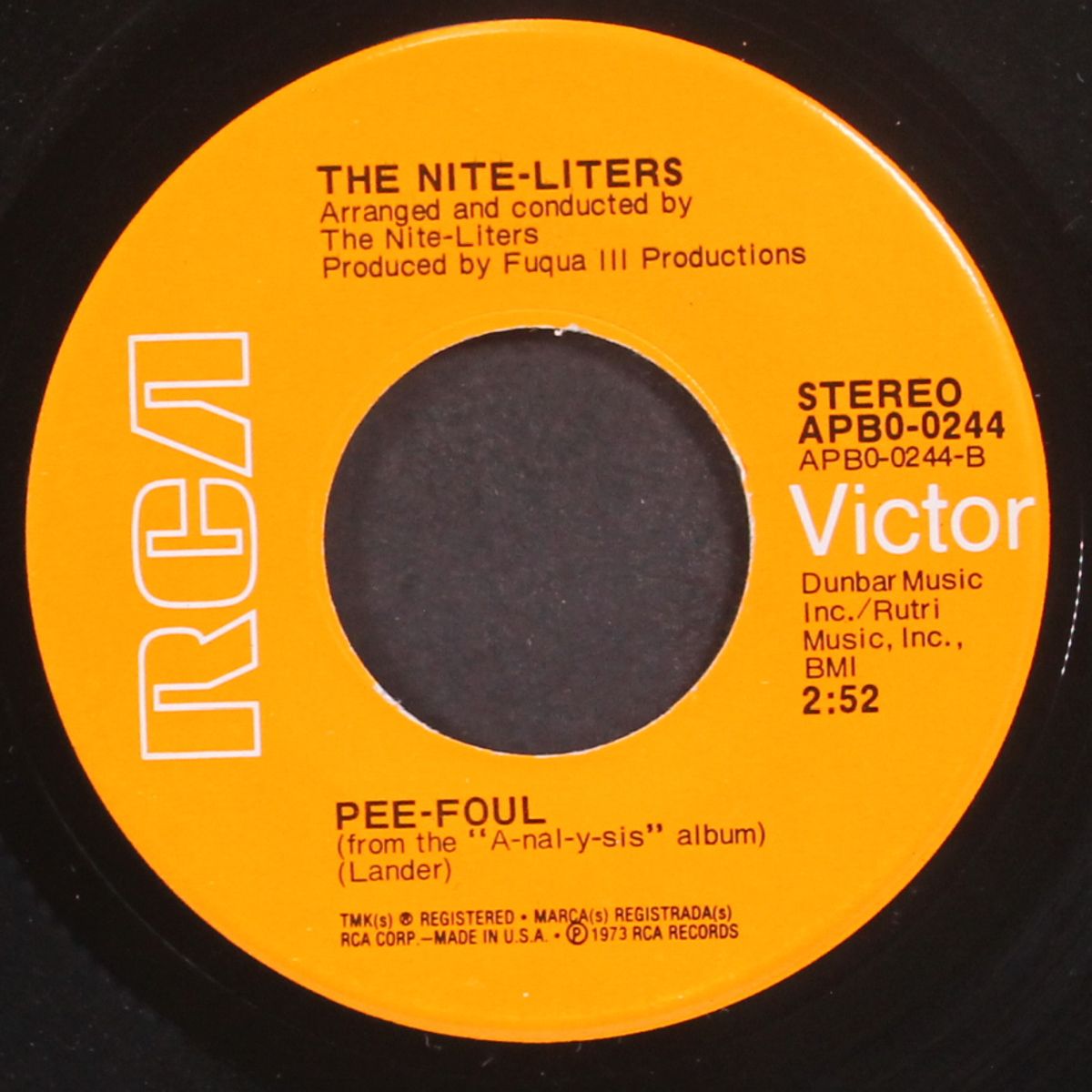 serenade for a jive turkey / pee-foul by NITE-LITERS