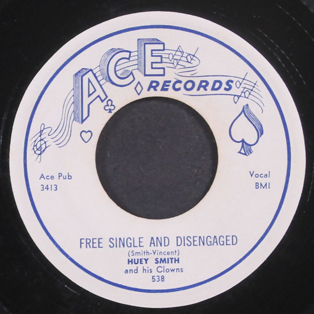 just a lonely clown / free single and disengaged by HUEY SMITH