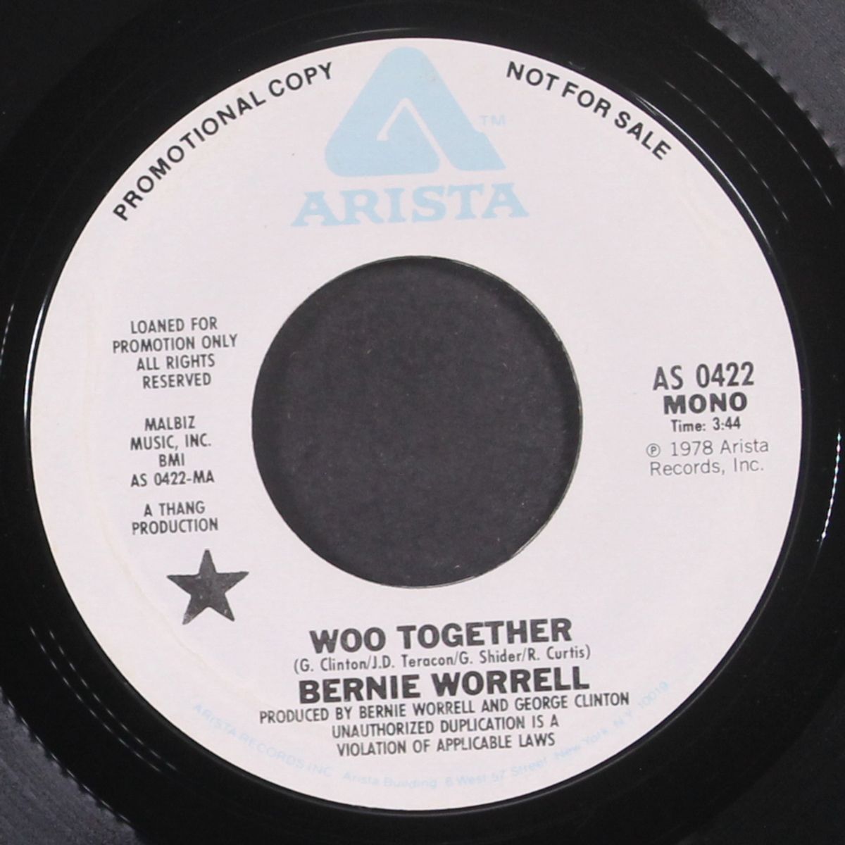 woo together / mono by BERNIE WORRELL