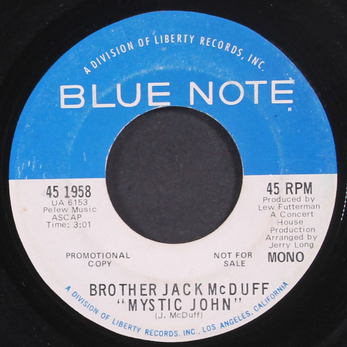 hunk o' funk / mystic john by BROTHER JACK MCDUFF