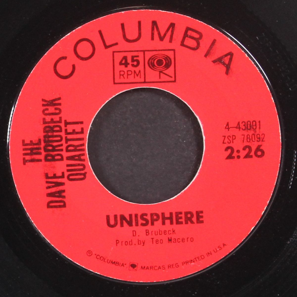 unisphere by DAVE BRUBECK