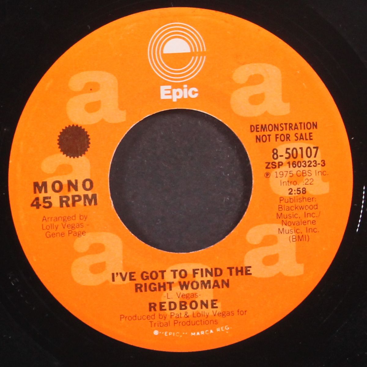 i've got to find the right woman / mono by REDBONE