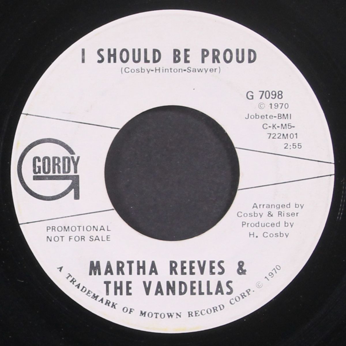 i should be proud / same by MARTHA REEVES & VANDELLAS