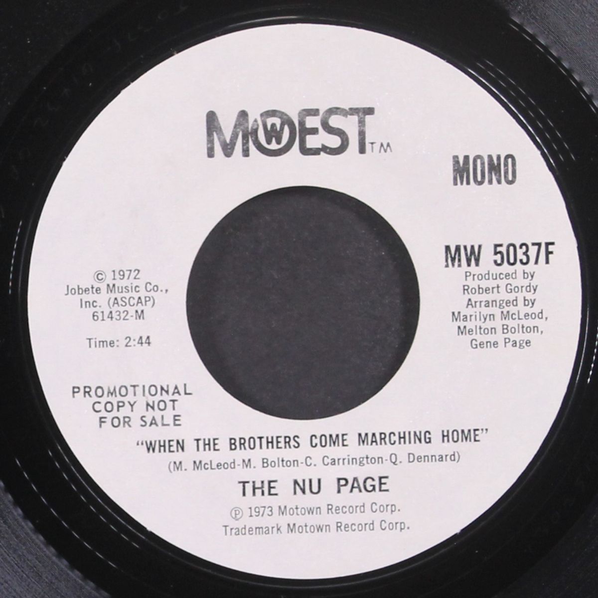 when the brothers come marching home / mono by NU PAGE