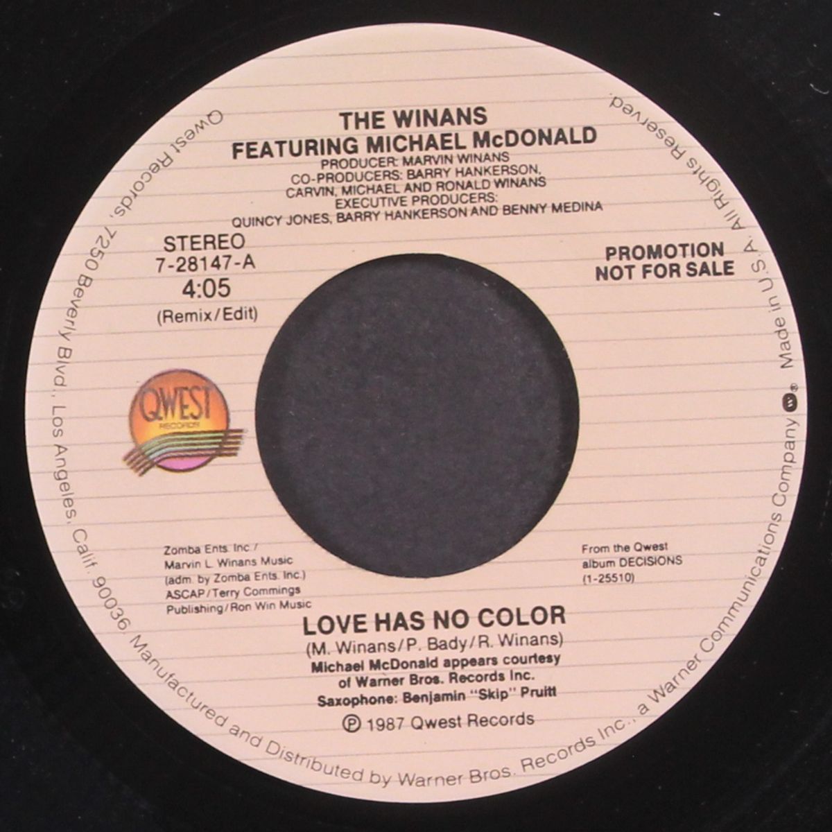 love has no color / same by WINANS