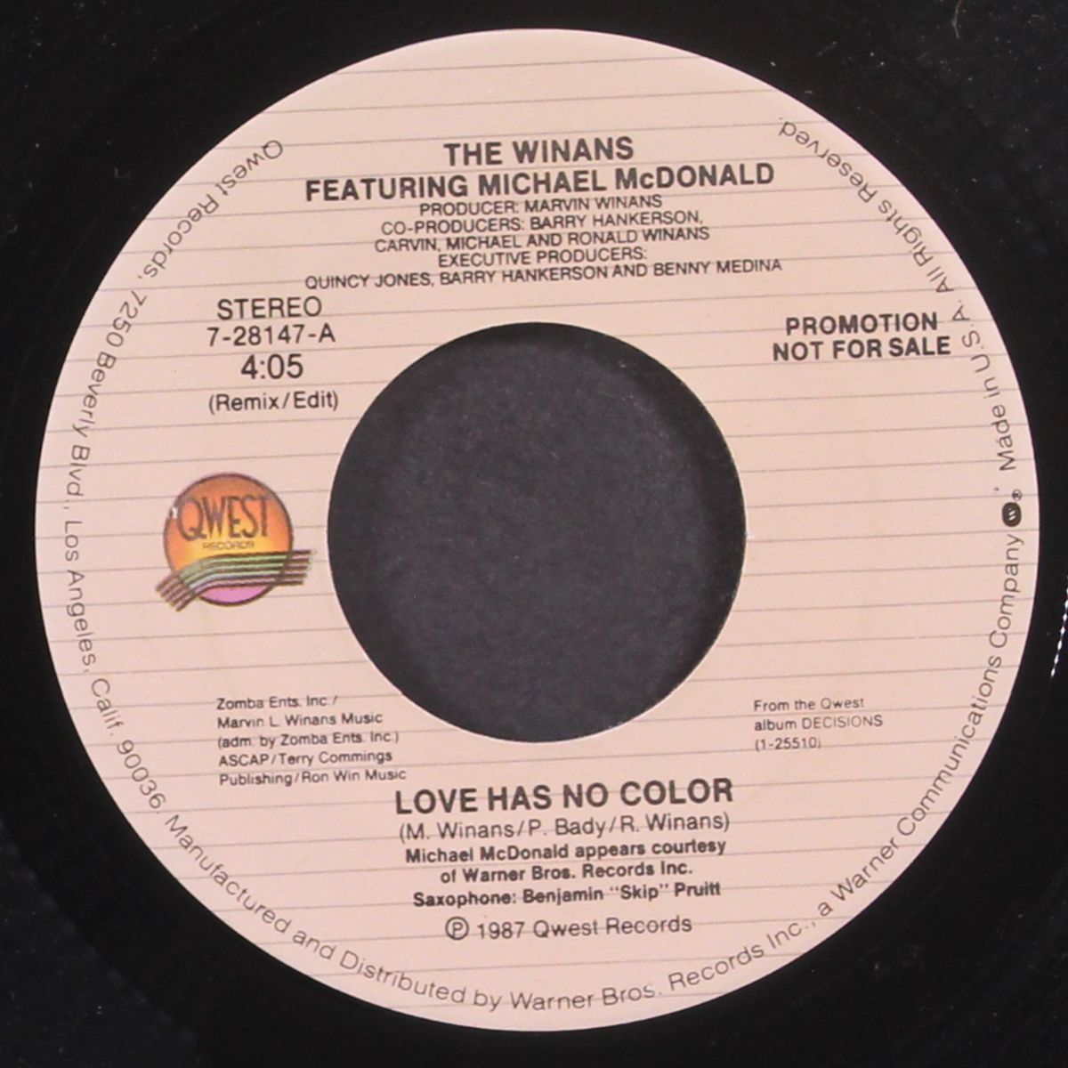 love has no color / same by WINANS
