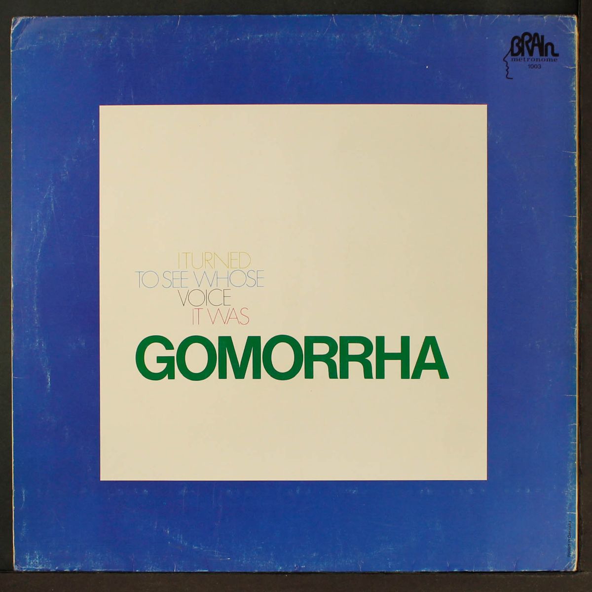 i turned to see whose voice it was by GOMORRHA