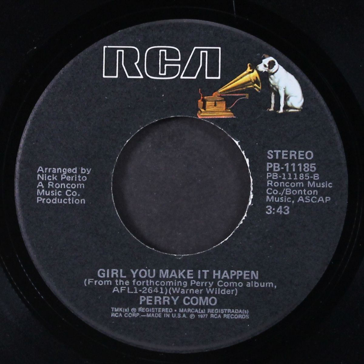 when you're concerned / girl you make it happen by PERRY COMO