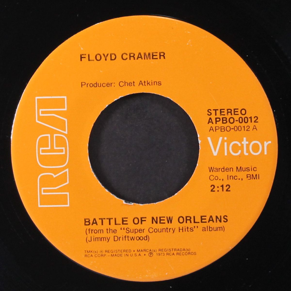 battle of new orleans / lonely street by FLOYD CRAMER