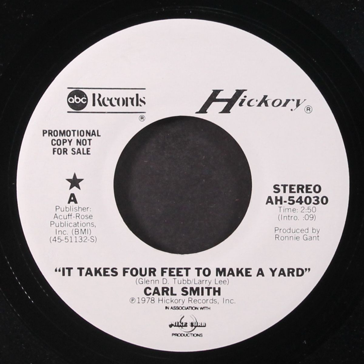 it takes four feet to make a yard / remembered by someone by CARL SMITH