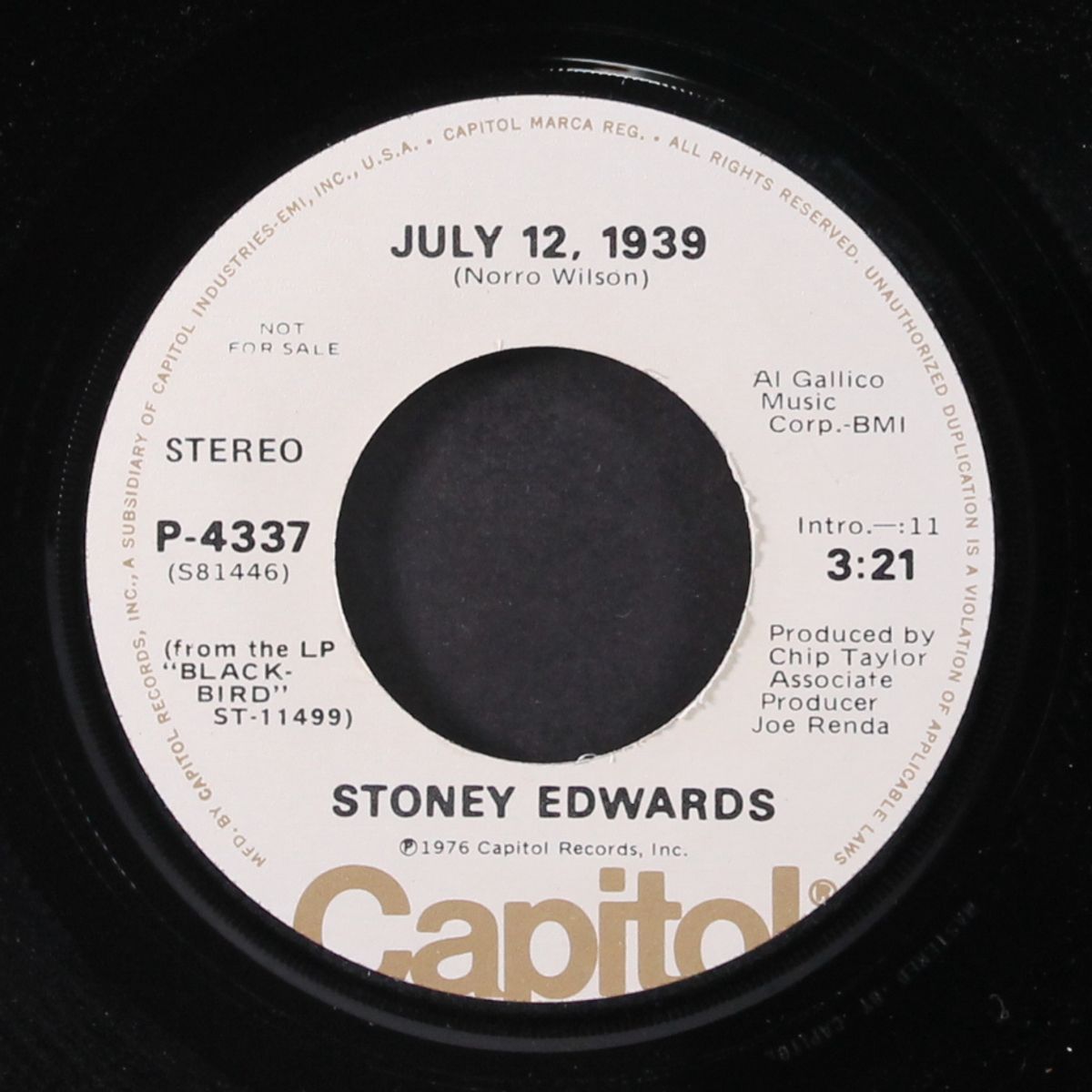 don't give up on me / july 12, 1939 by STONEY EDWARDS