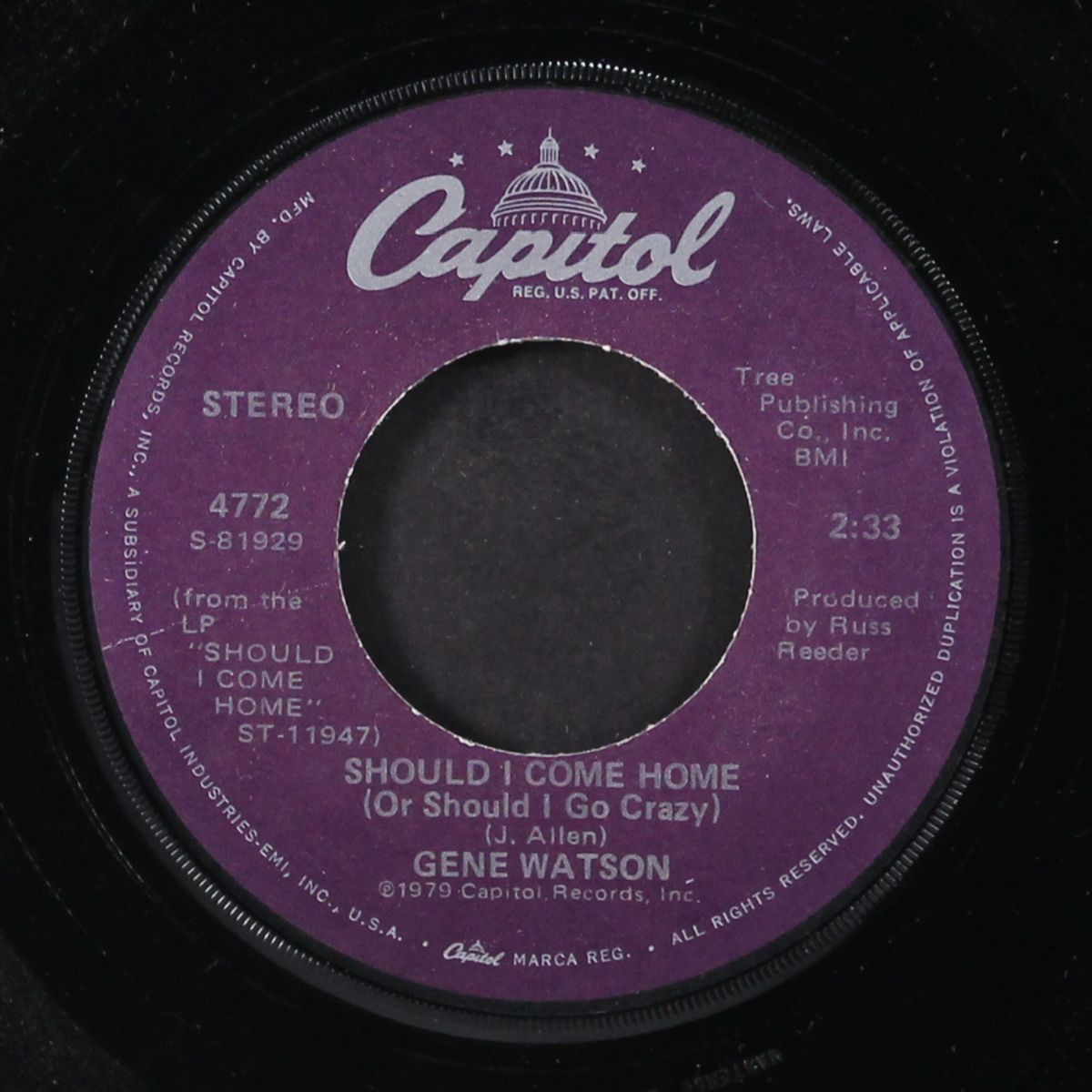 beautiful you / should i come home by GENE WATSON