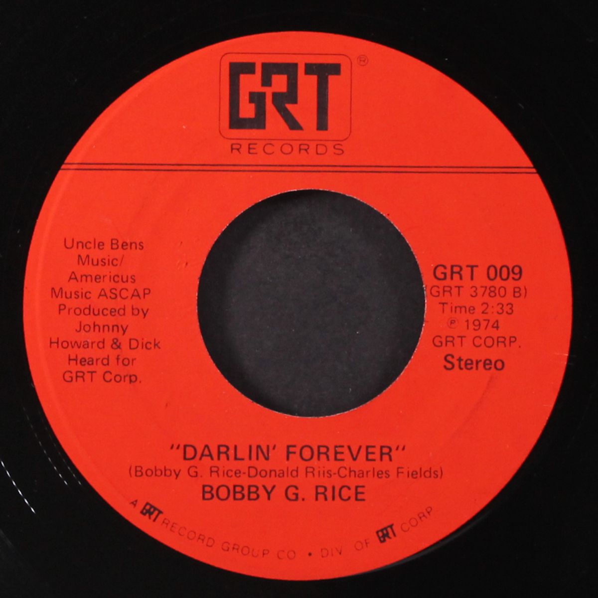 make it feel like love again / darlin' forever by BOBBY G. RICE