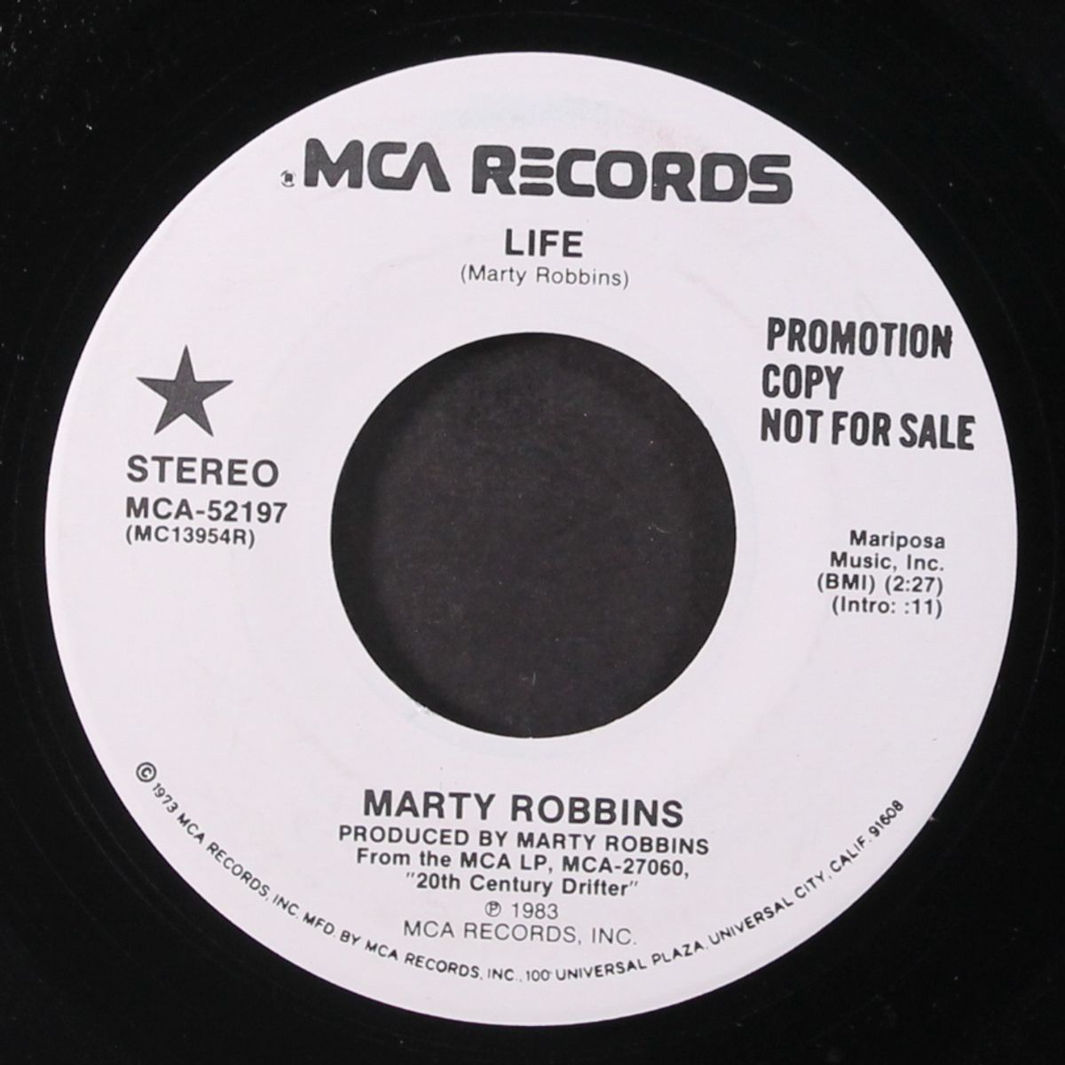 life / same by MARTY ROBBINS