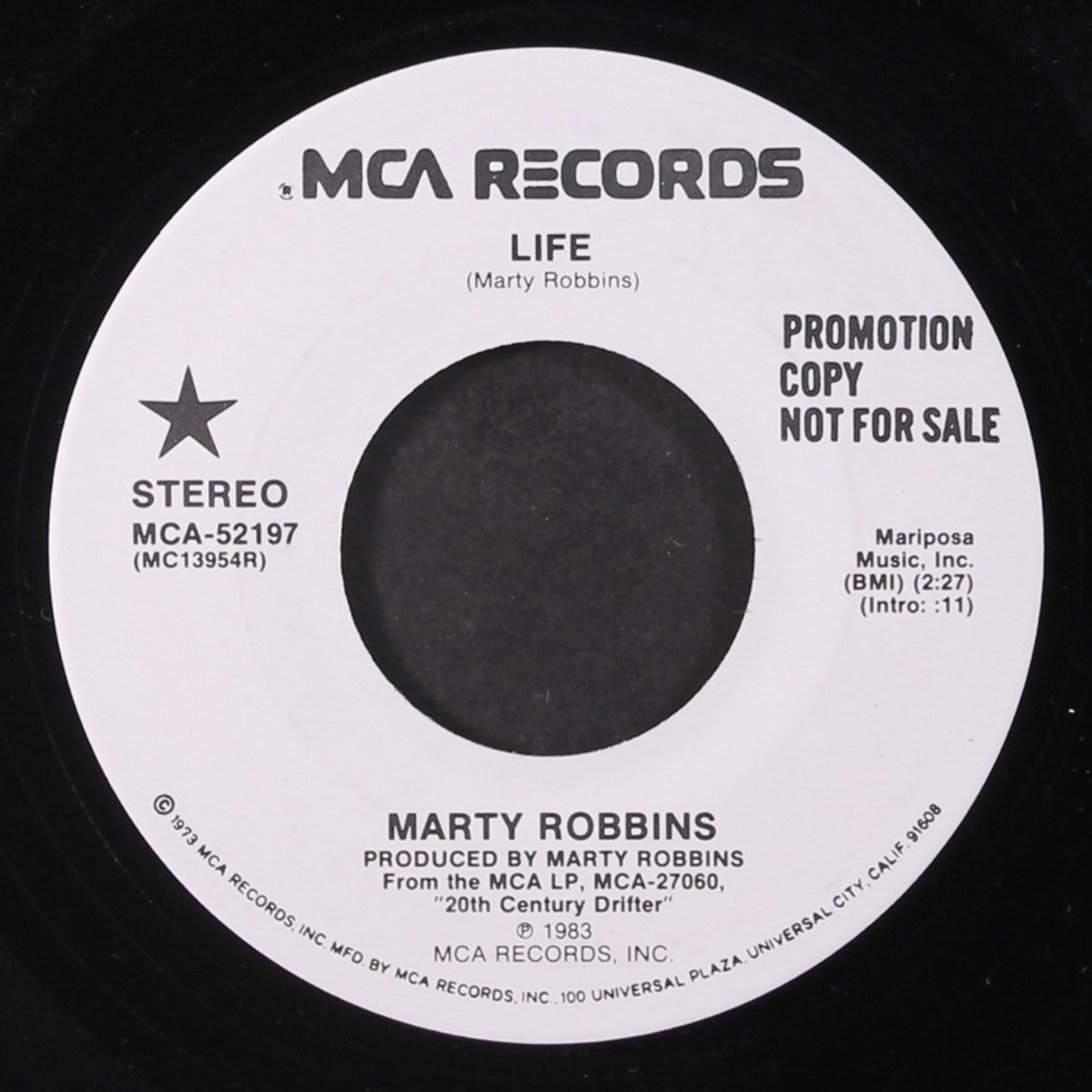 life / same by MARTY ROBBINS