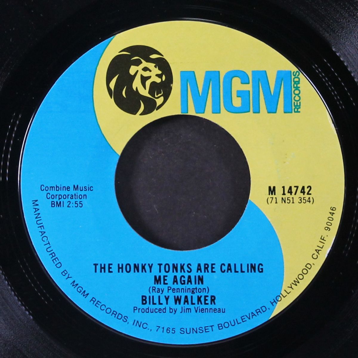 the honky tonks are calling me again / fine as wine by BILLY WALKER