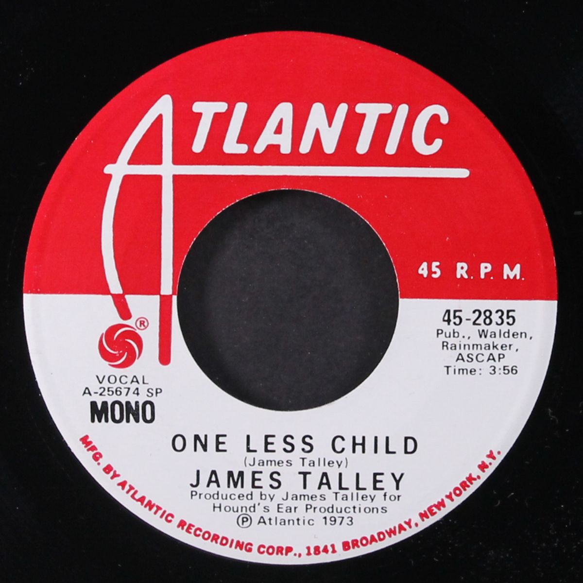 one less child / mono by JAMES TALLEY