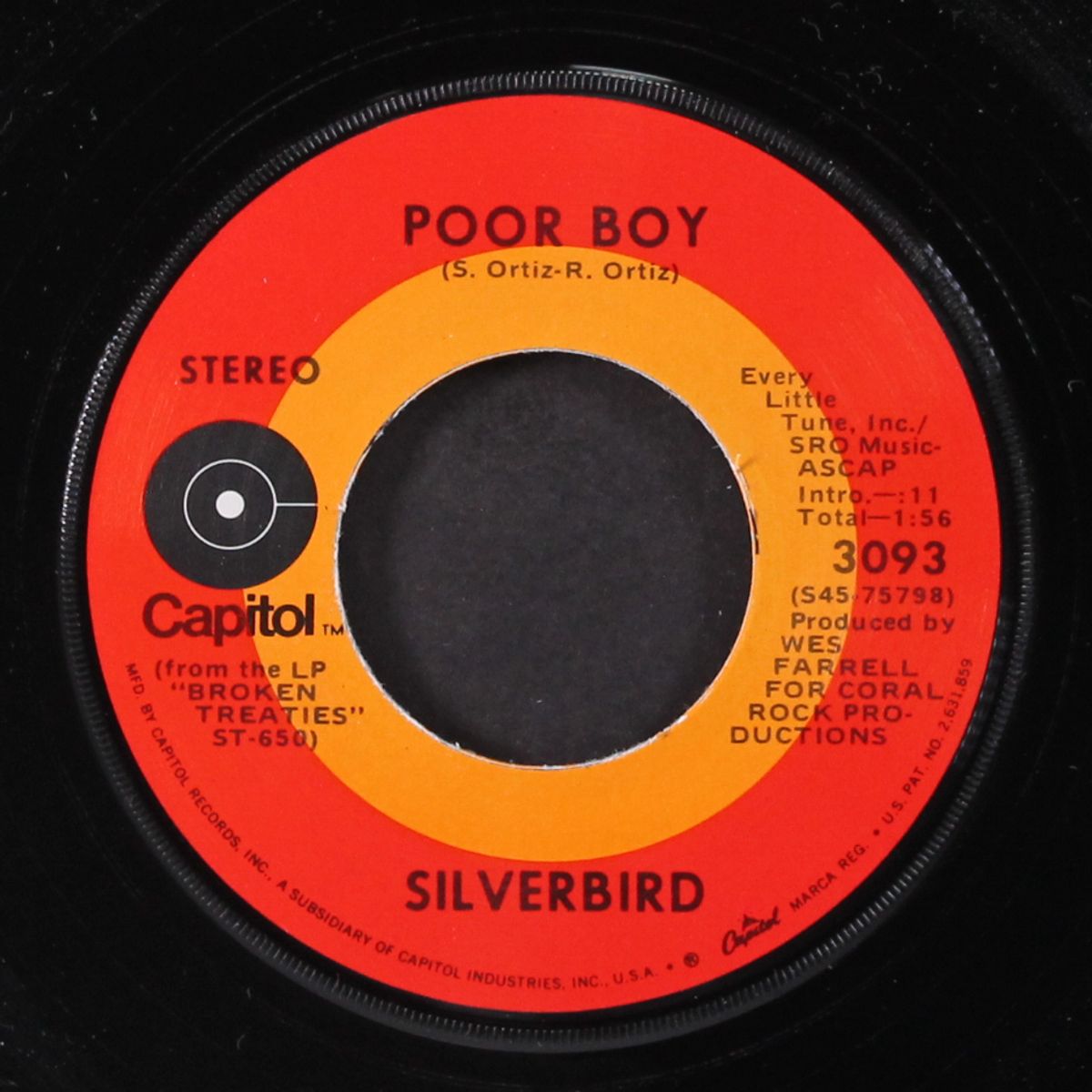 poor boy / would you by SILVERBIRD