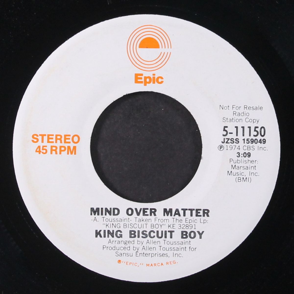 mind over matter / mono by KING BISCUIT BOY
