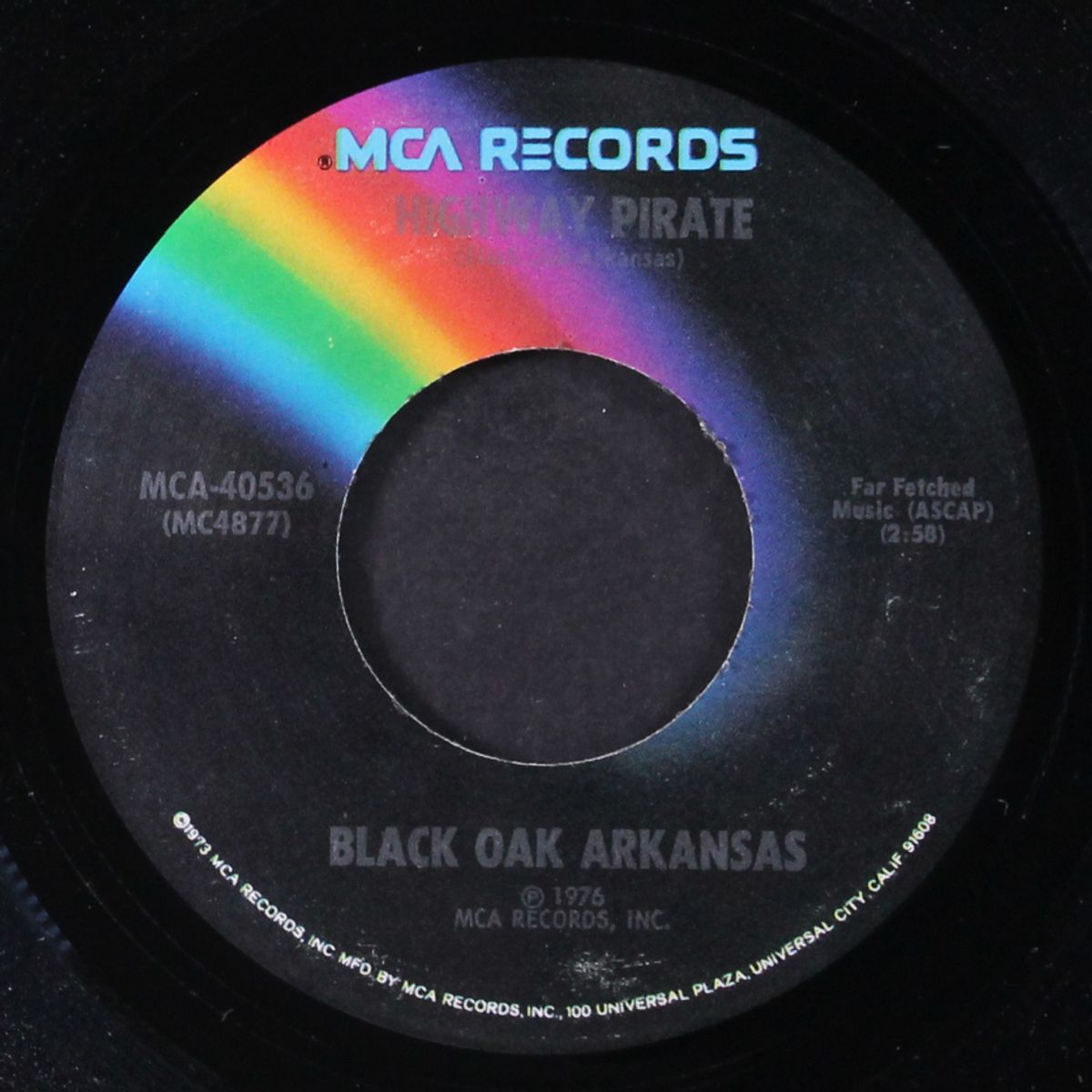 highway pirate / great balls of fire by BLACK OAK ARKANSAS