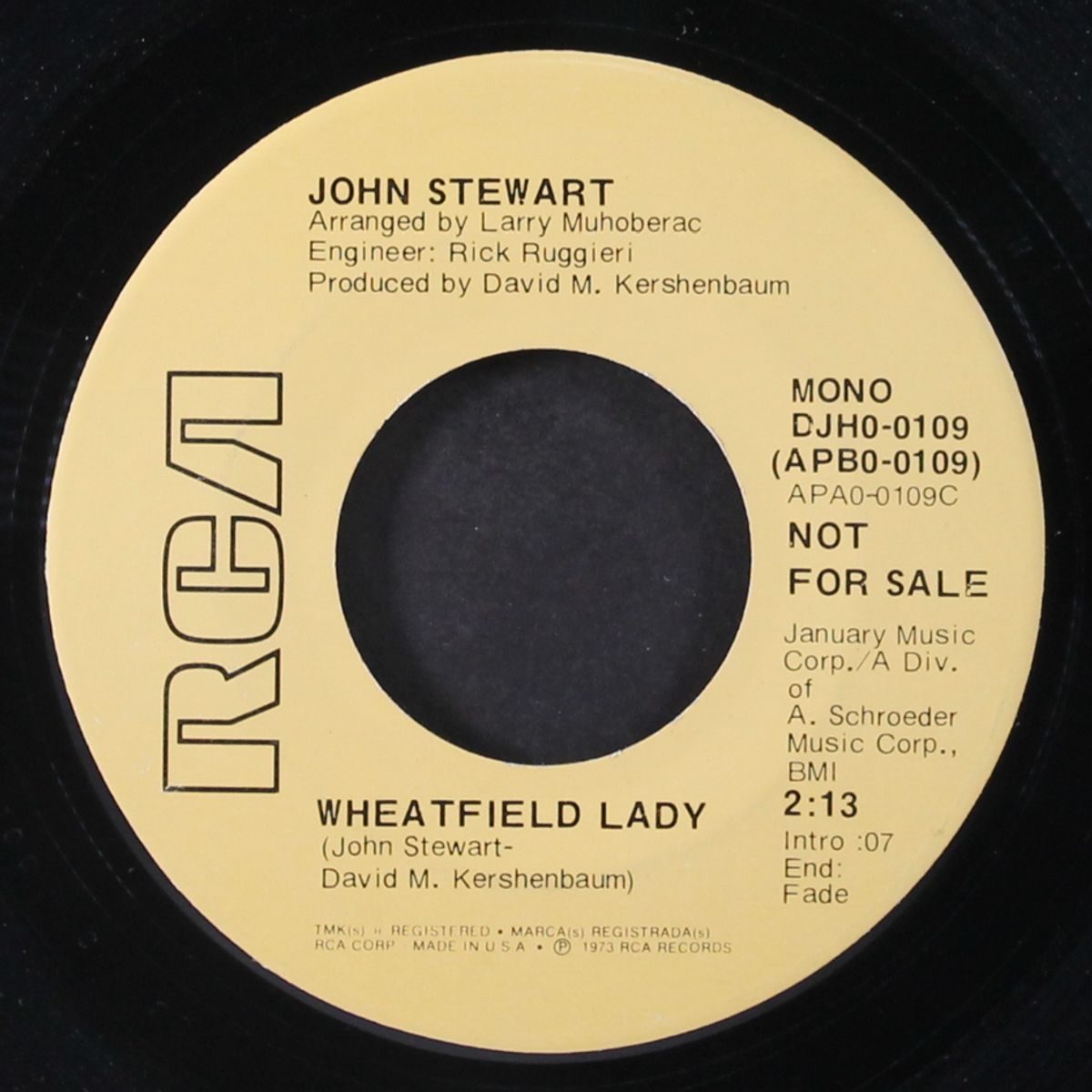 wheatfield lady / mono by JOHN STEWART