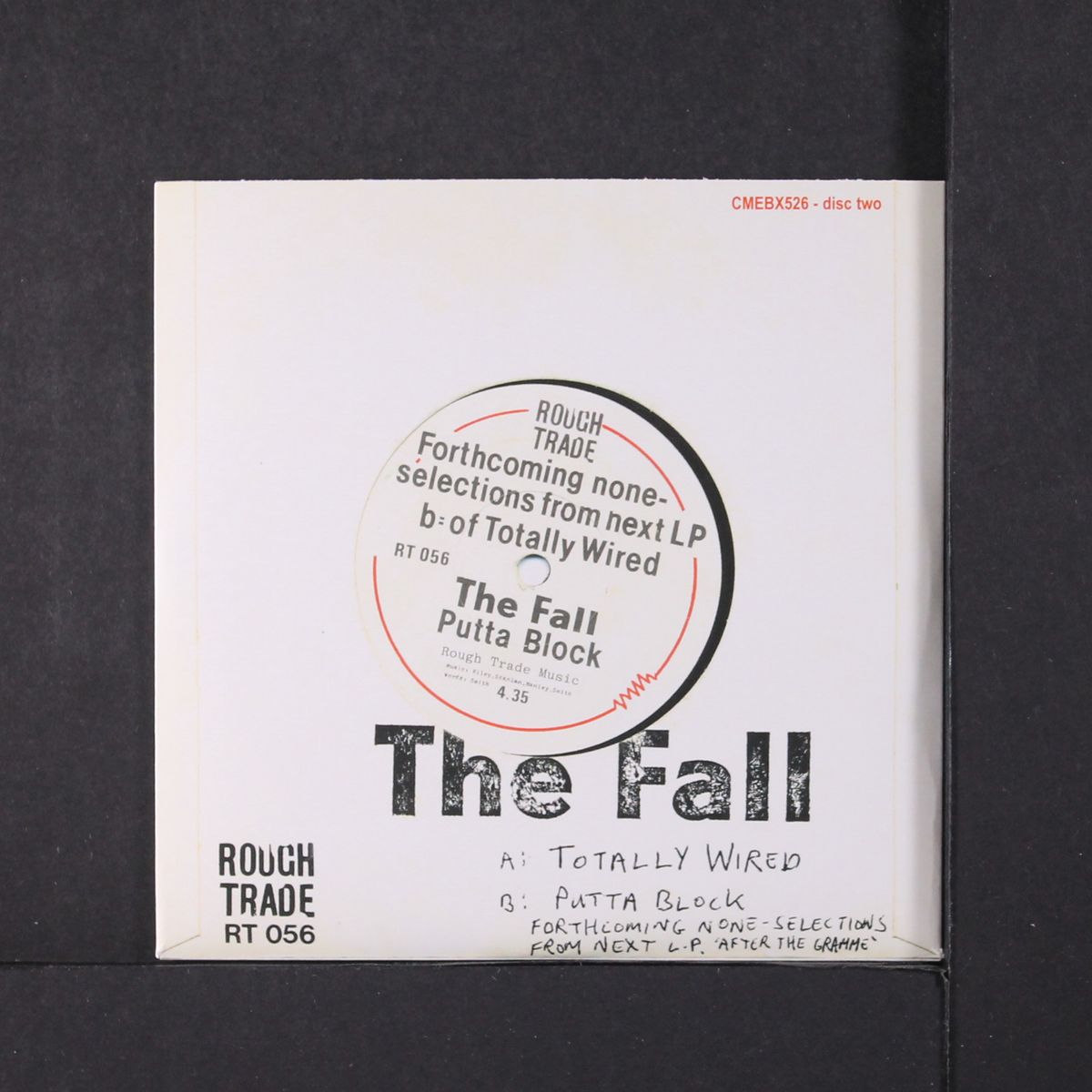 the rough trade singles box by FALL