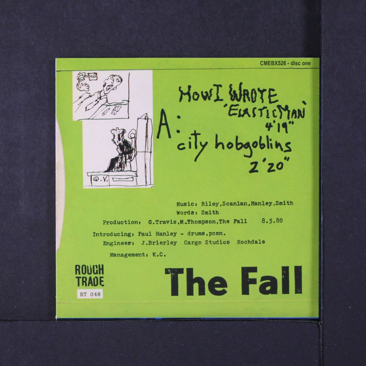 the rough trade singles box by FALL
