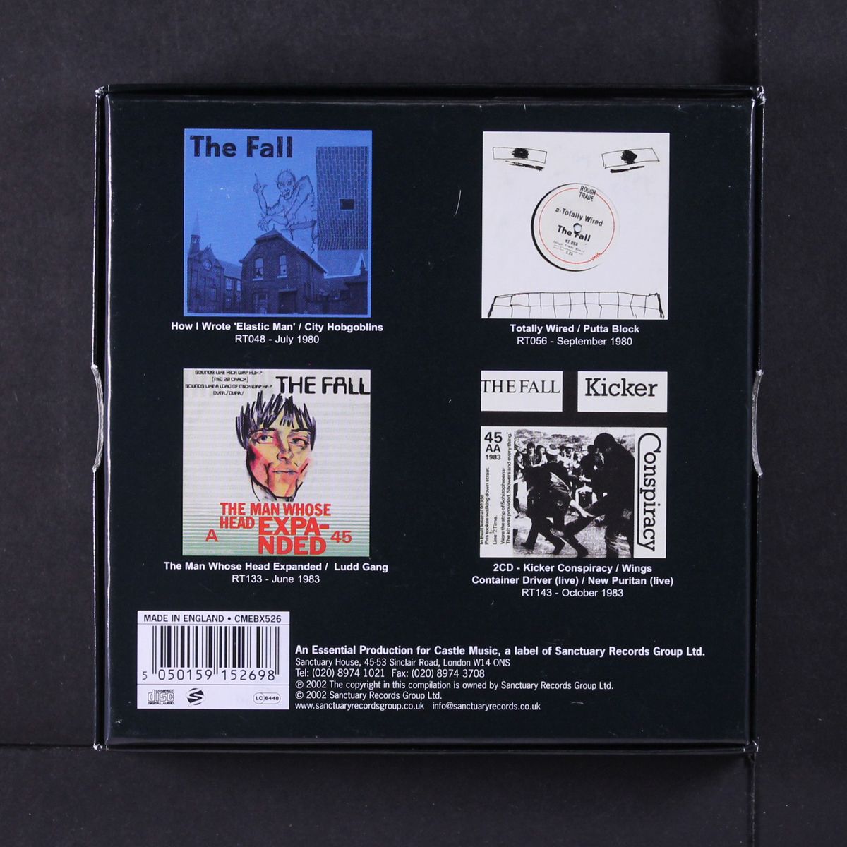 the rough trade singles box by FALL