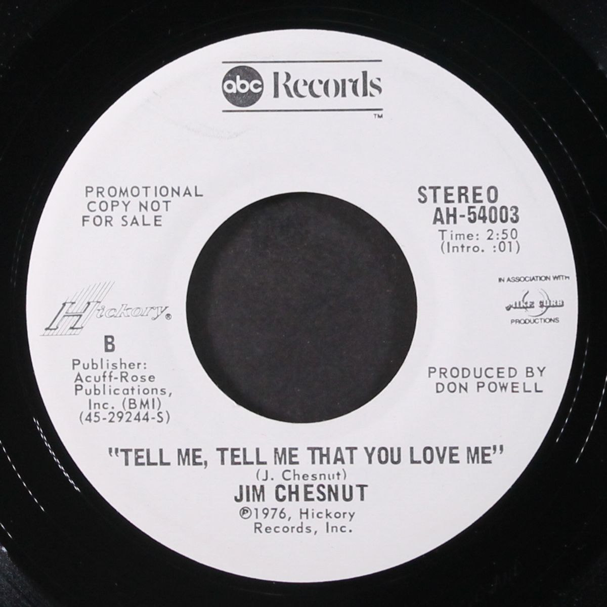 she's my woman / tell me, tell me that you love me by JIM CHESTNUT