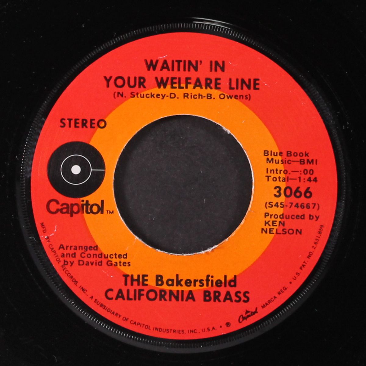 cajun brass / waitin' in your welfare line by BAKERSFIELD CALIFORNIA BRASS