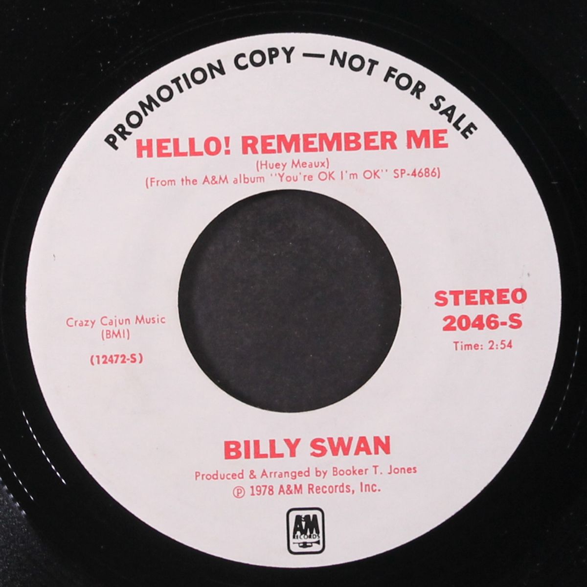 hello! remember me / mono by BILLY SWAN