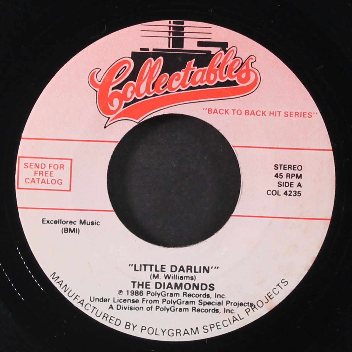 little darlin' / the bells of rosa rita by DIAMONDS / ADMIRATIONS