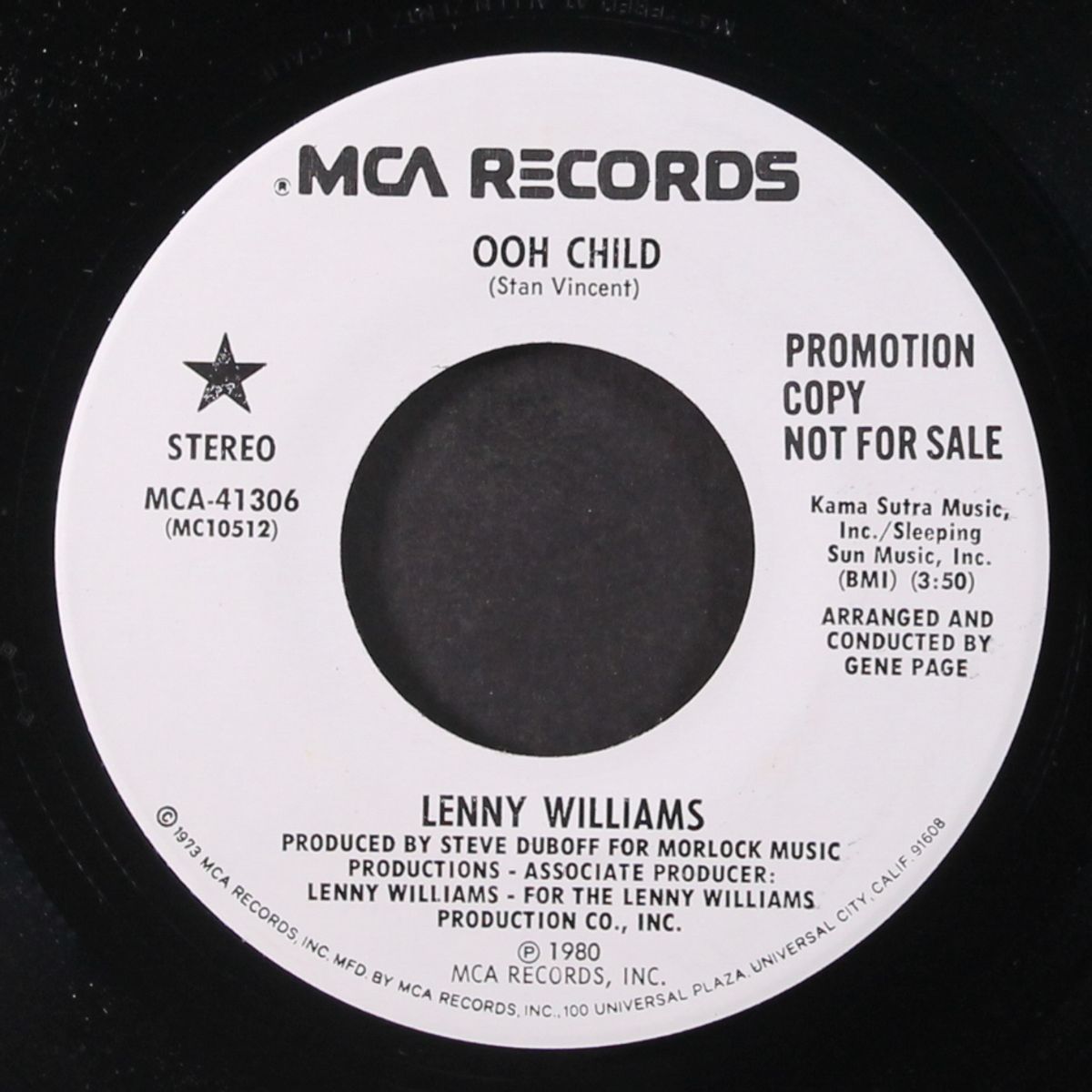 ooh child / same by LENNY WILLIAMS