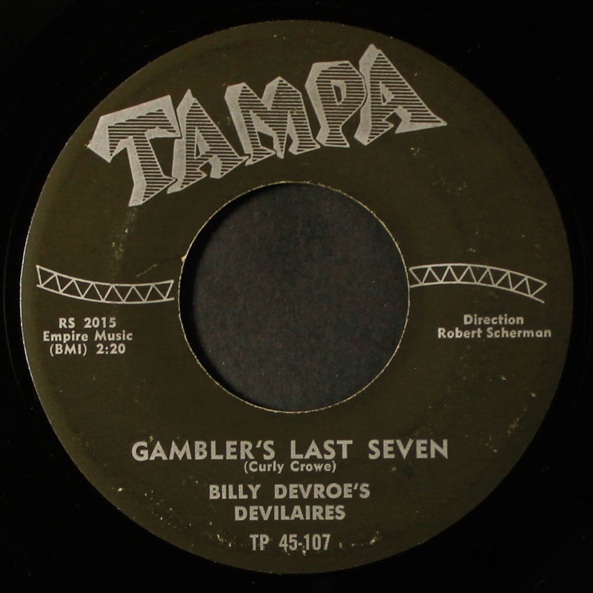 gambler's last seven / ice and fire by BILLY DEVROE'S DEVILAIRES