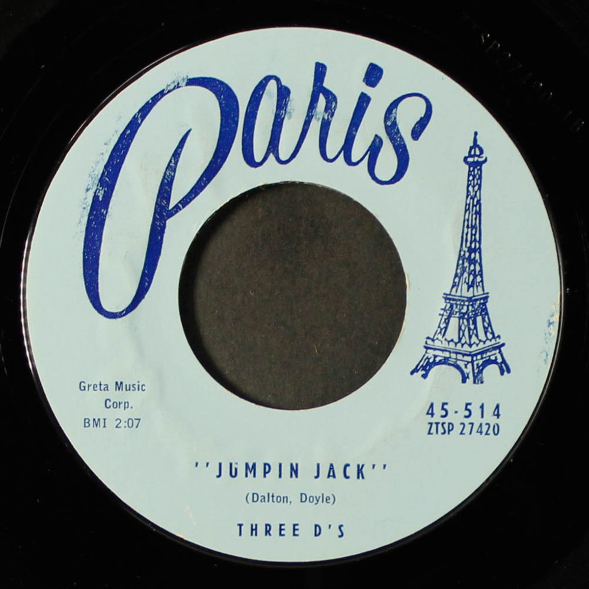 jumpin' jack / i never see my baby alone by THREE D'S