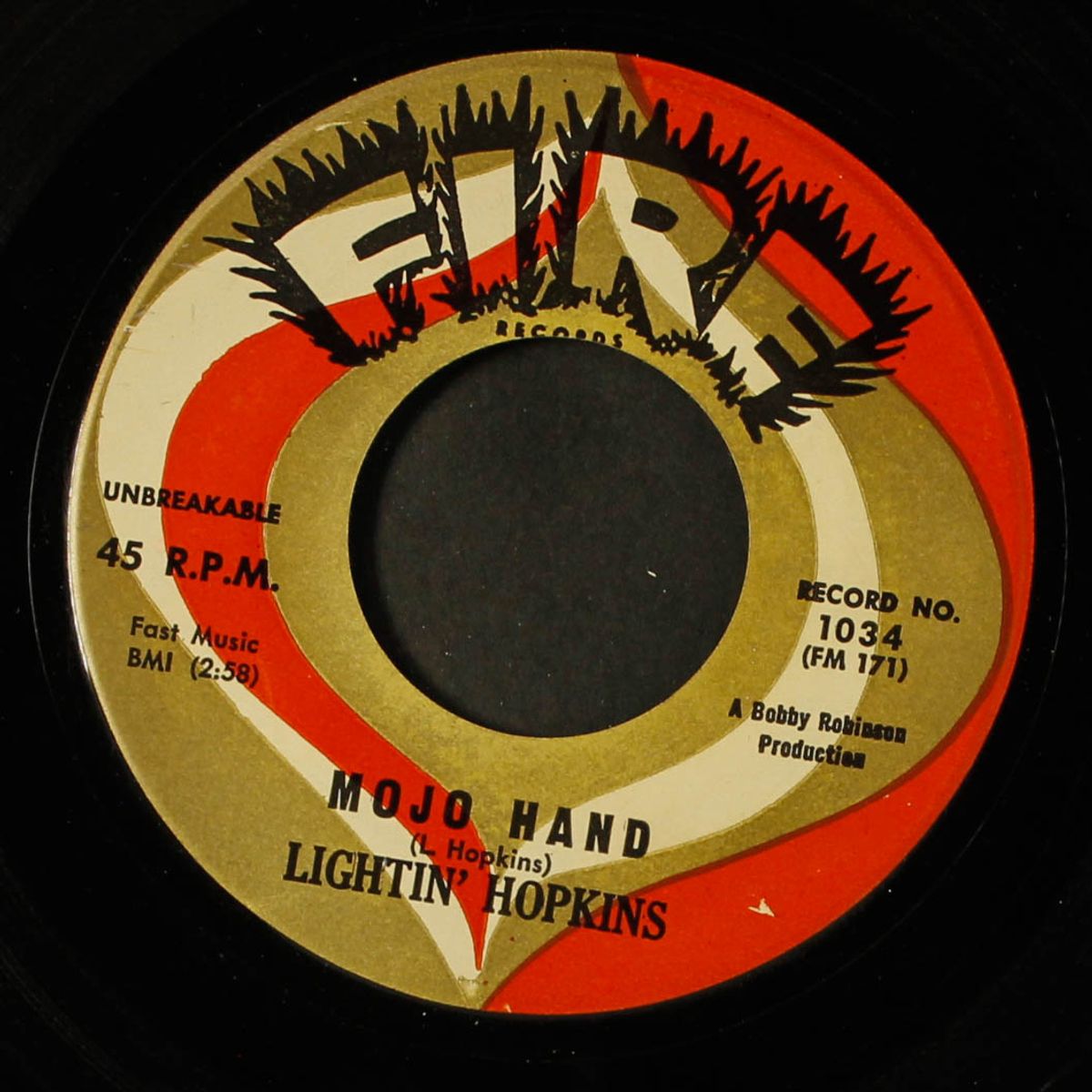mojo hand / glory be by LIGHTNIN' HOPKINS