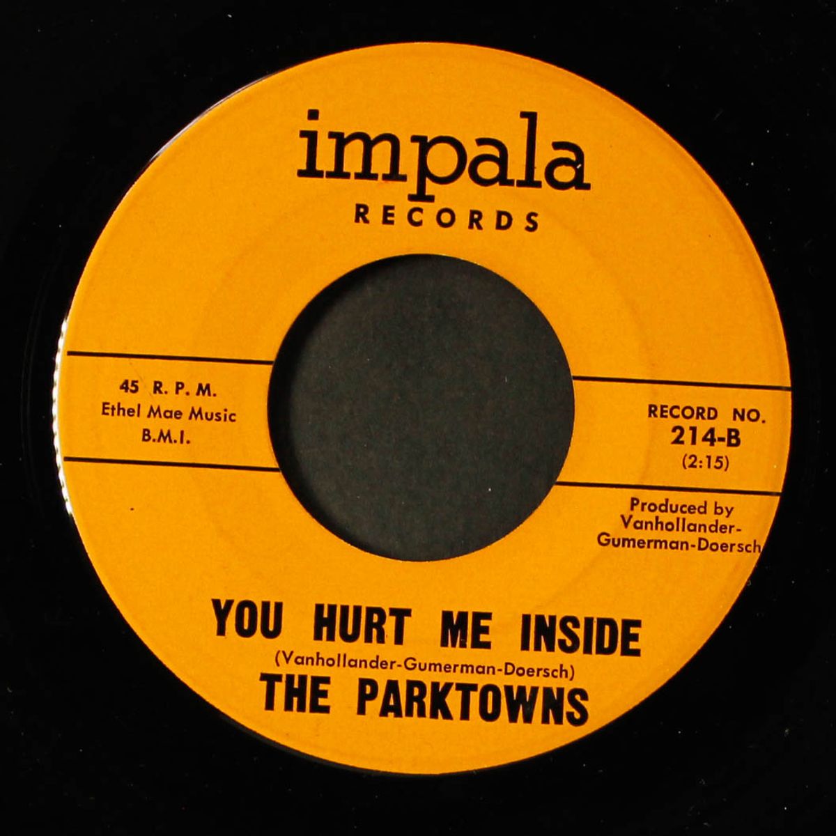 you hurt me inside / stop, look, and listen by PARKTOWNS