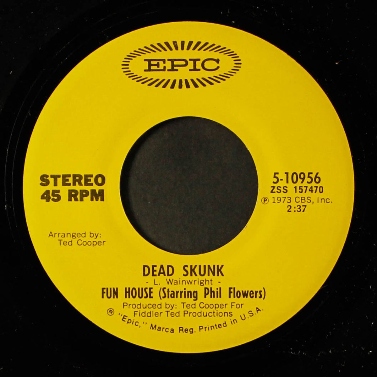 in whose eyes / dead skunk by FUN HOUSE