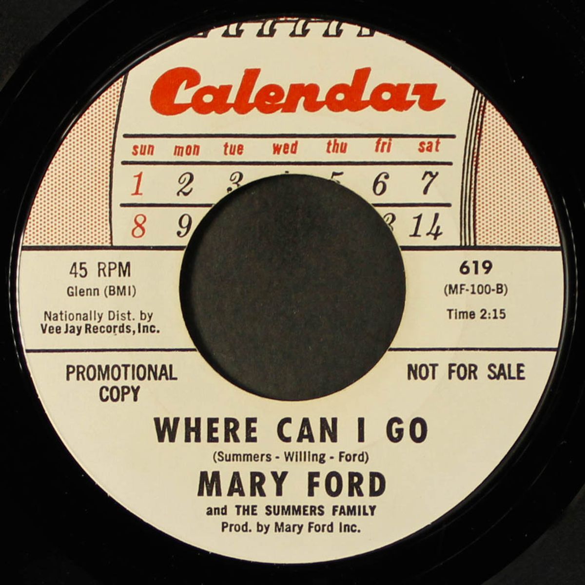 dominique / where can i go by MARY FORD