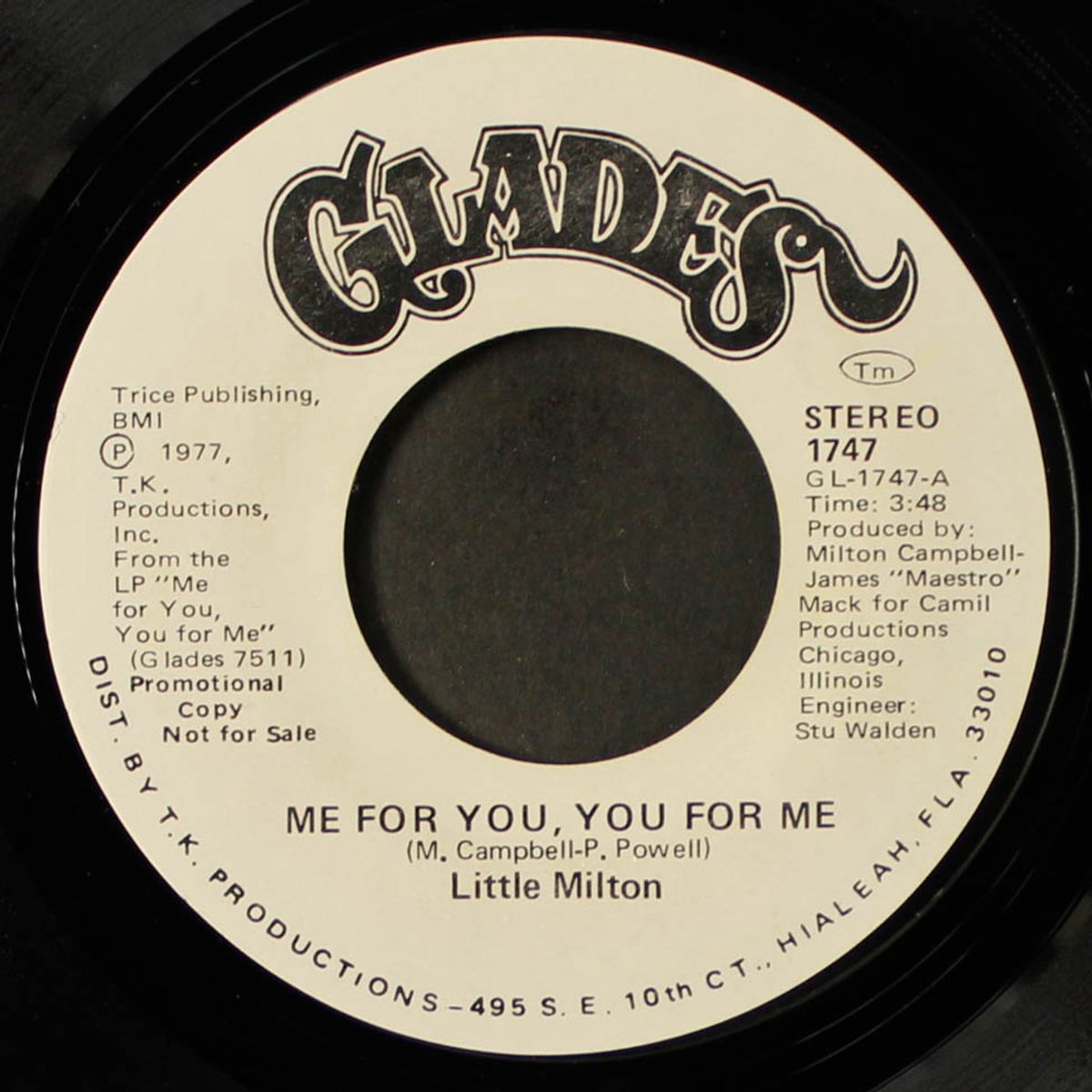 me for you, you for me / same by LITTLE MILTON