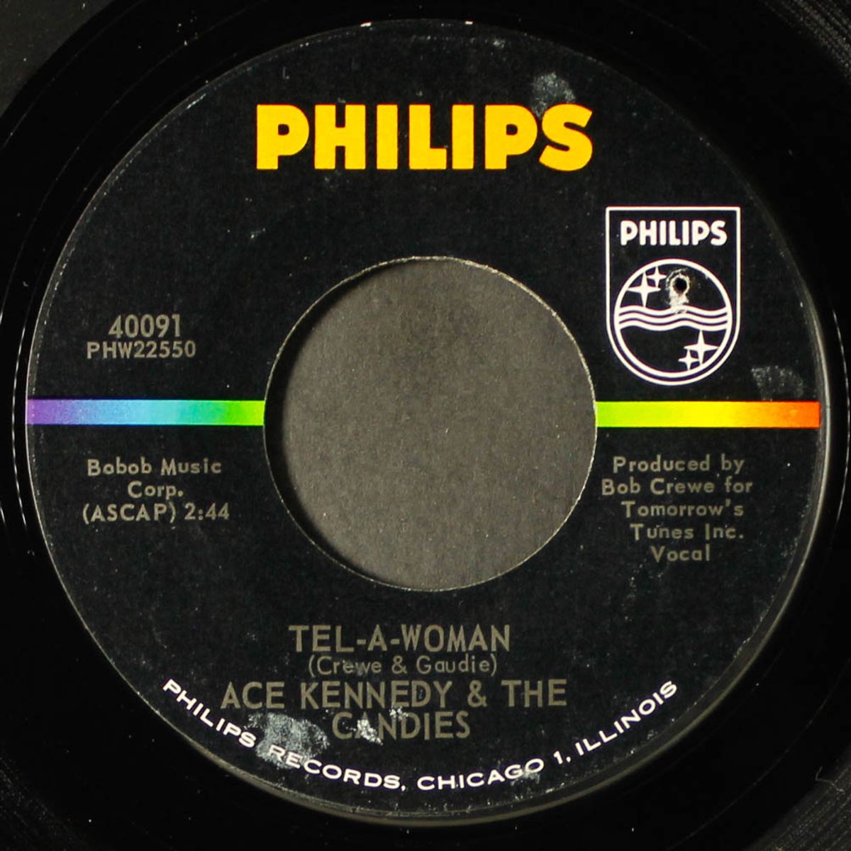 tel-a-woman / down where the gang hangs out by ACE KENNEDY & CANDIES