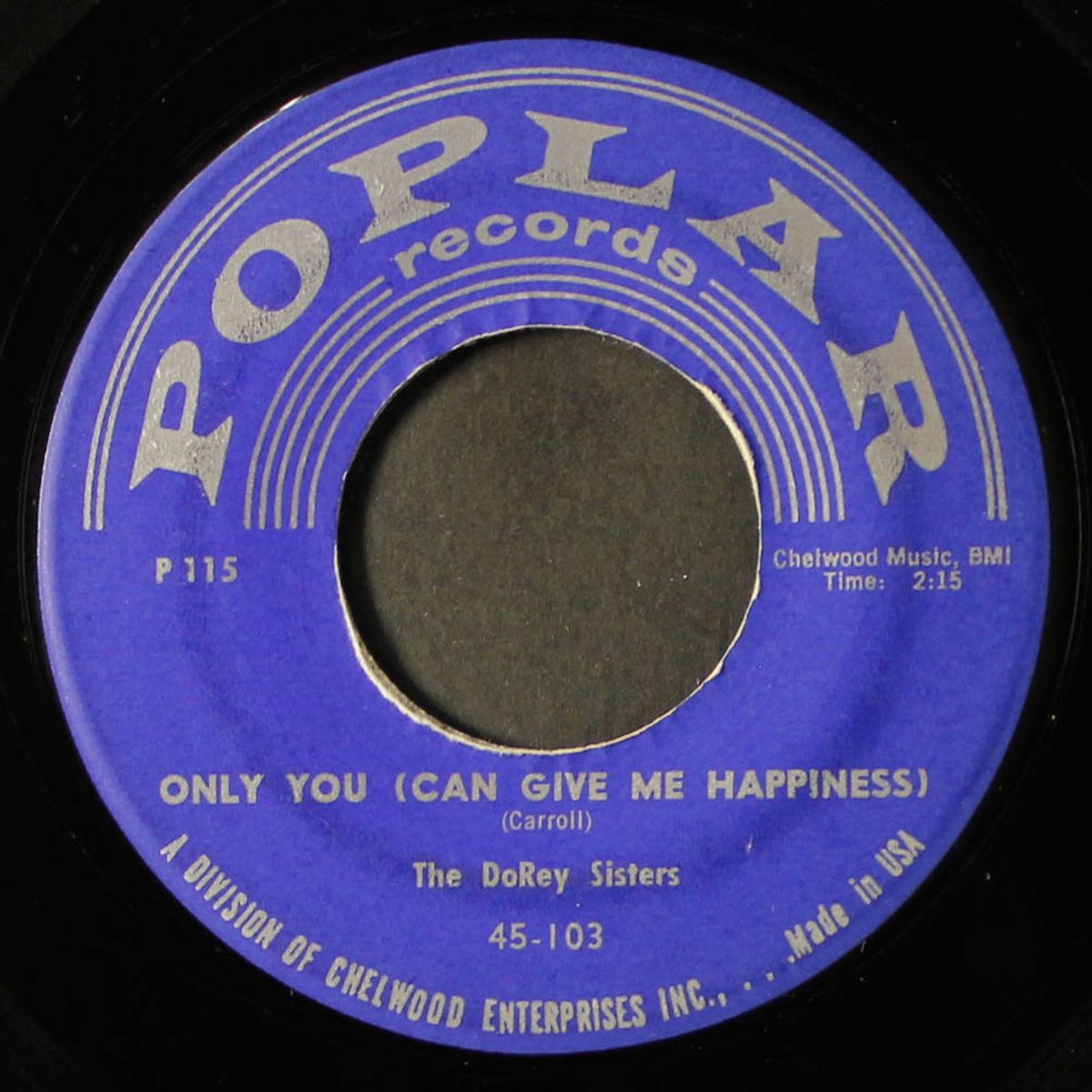 ever lovin' baby / only you (can give me happiness) by DOREY SISTERS