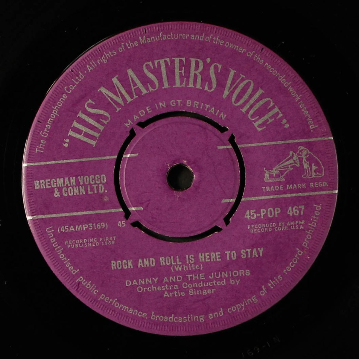 rock and roll is here to stay / school boy romance by DANNY & JUNIORS