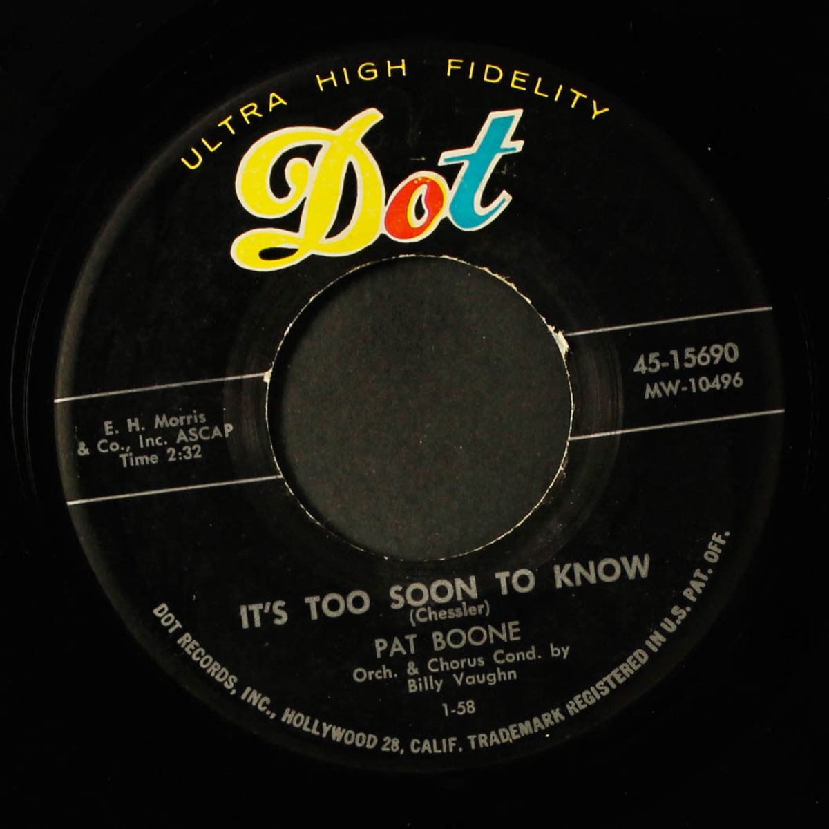 a wonderful time up there / it's too soon to know by PAT BOONE