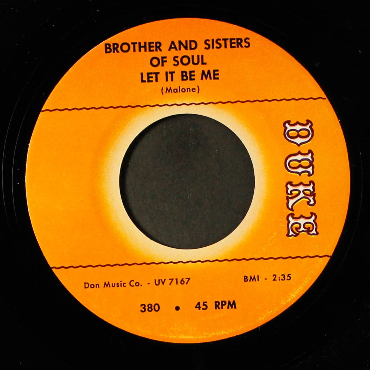 let it be me / i don't like it by BROTHERS & SISTERS OF SOUL