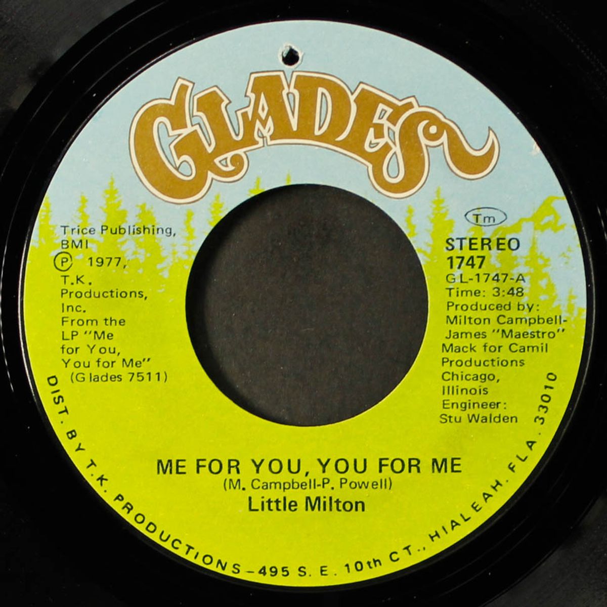 me for you, you for me / my thing is you by LITTLE MILTON
