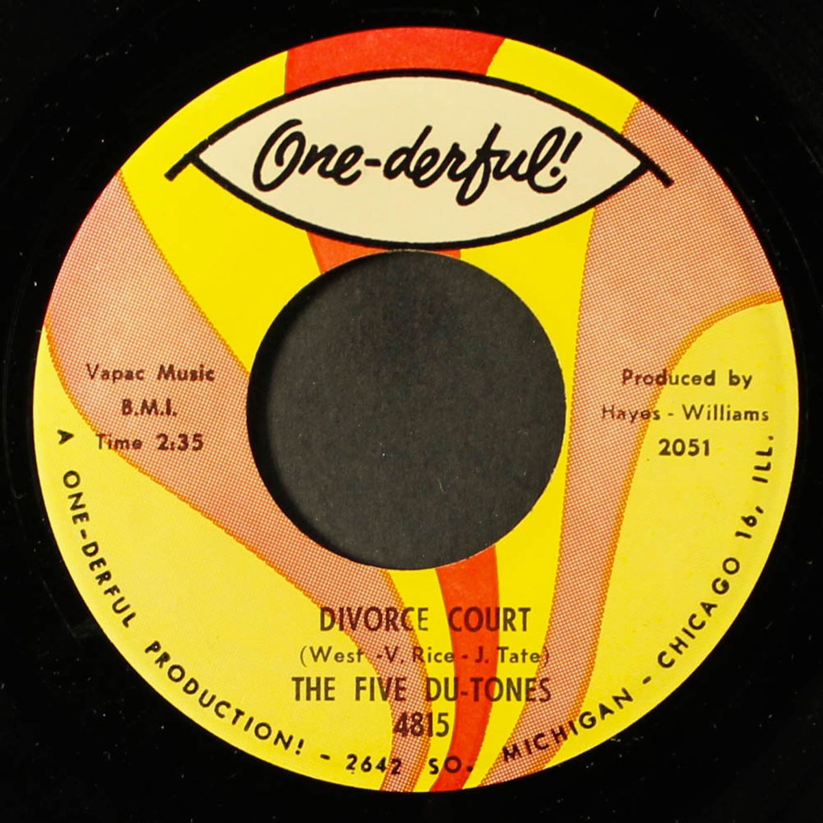 shake a tail feather / divorce court by FIVE DU-TONES