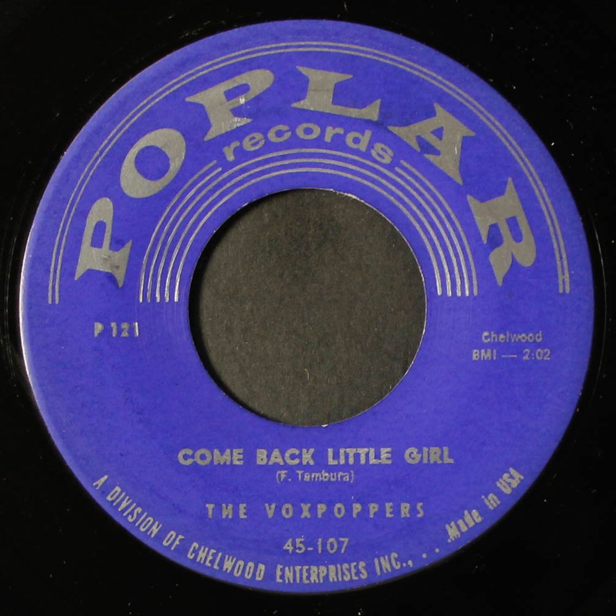 a love to last a lifetime / come back little girl by VOXPOPPERS