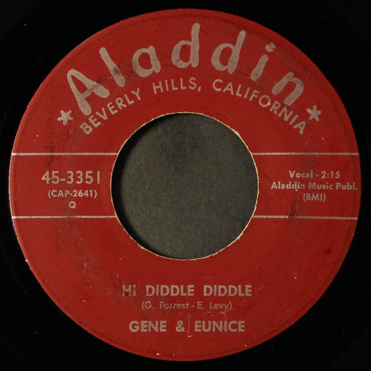 bom bom lulu / hi diddle diddle by GENE & EUNICE